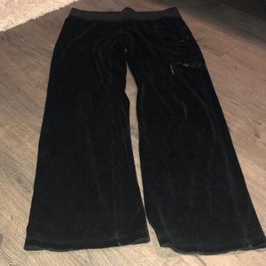 Black Victoria secret boot cut sweatpants